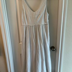 Melloday white long dress- perfect for summer XL